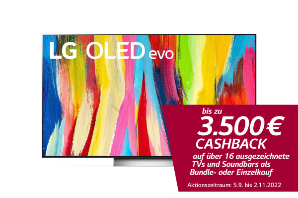 LG Cashback Aktion: LG OLED C28LA - OLED65C28LA - Ansicht vorne