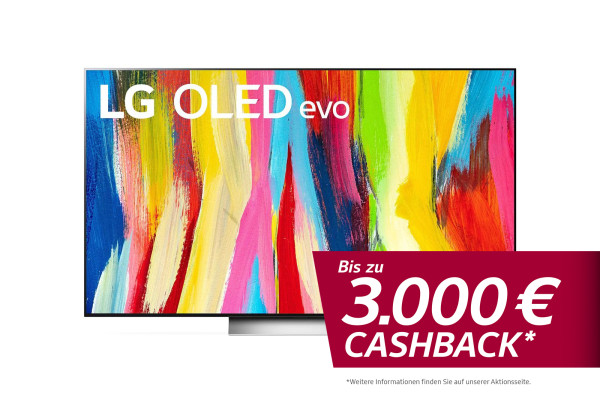 LG Cashback Aktion: LG OLED C28LA - OLED55C28LA - Ansicht vorne